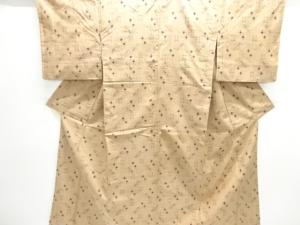 琉球絣柄織り出し手織り紬着物